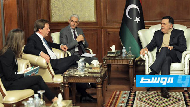 السراج يبحث مع السفير البريطاني مستجدات الوضع السياسي في ليبيا