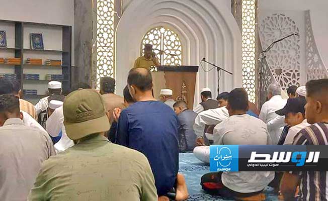 افتتاح مسجد غرناطة في سرت، السبت 15 يونيو 2024. (الإنترنت)