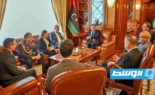 Dabaiba receives Turkish ambassador and outgoing military attaché