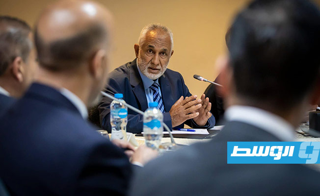 اجتماع اللجنة العسكرية المشتركة «5+5» بالقاهرة، الأربعاء 15 يونيو 2022. (بعثة الأمم المتحدة للدعم في ليبيا)