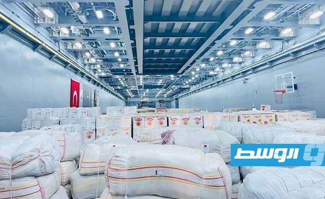 تركيا ترسل 850 طنا من مواد الإغاثة لمتضرري العاصفة «دانيال»