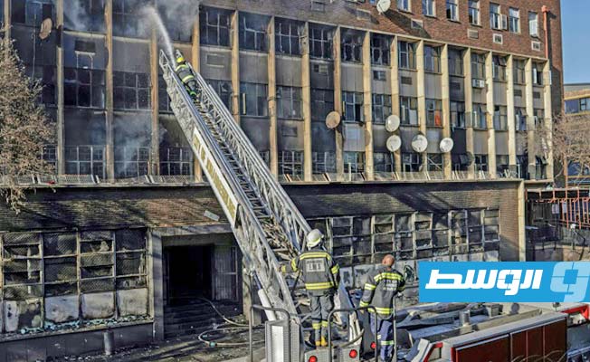 ارتفاع حصيلة قتلى حريق جوهانسبرغ إلى 73 شخصا