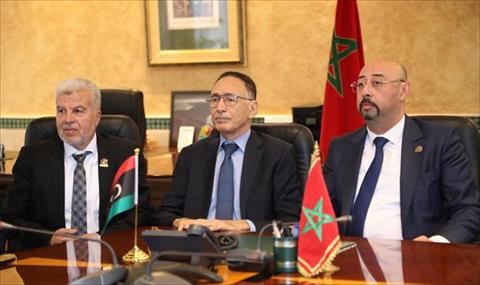 الحويج يدعو إلى فتح خطين جوي وبحري بين طرابلس وطنجة لتسهيل التجارة
