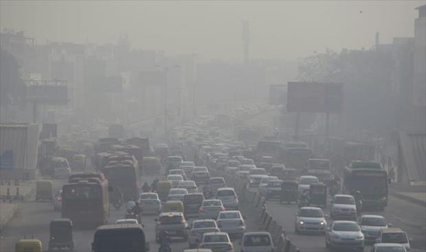 تلوث الهواء في نيودلهي يصل إلى مستويات خطرة