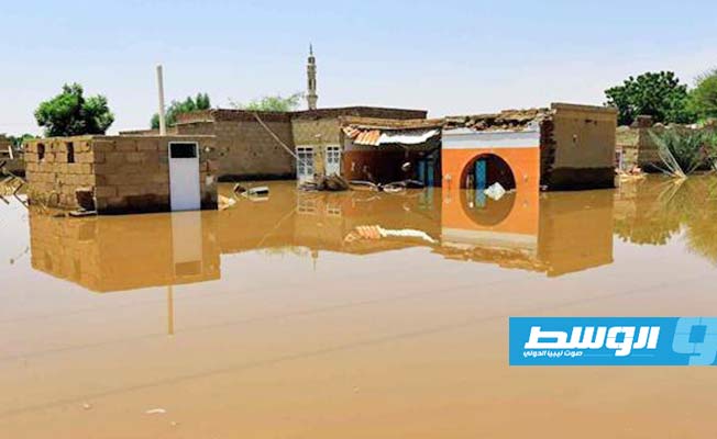 انهيار سد في السودان وغرق أكثر من 600 منزل «فيديو»