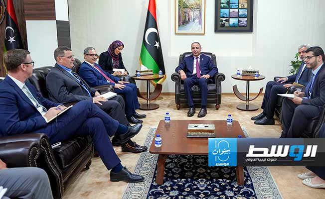 الباعور وبرنت يؤكدان دعم العملية السياسية في ليبيا