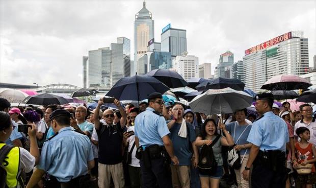 مواجهات بين مؤيدين ومعارضين للحكومة في هونغ كونغ