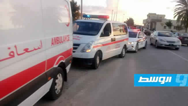 جهاز الإسعاف: إصابة مواطن في سقوط قذائف على قرية الساعدي