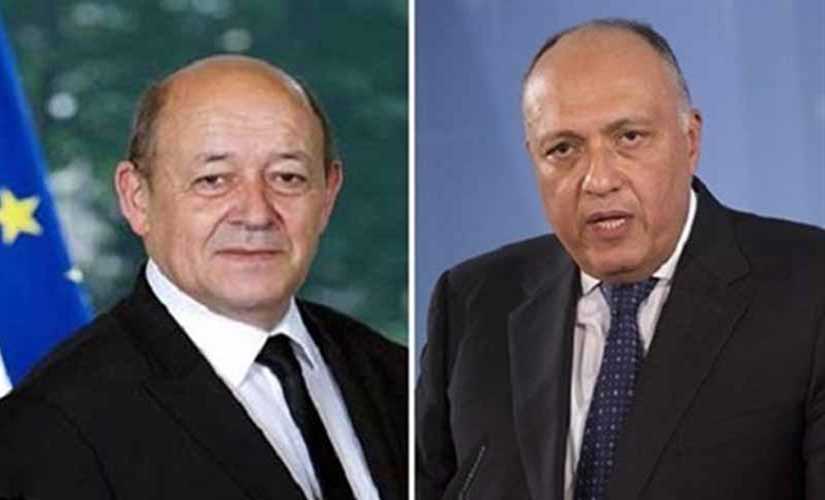 وزيرا خارجتي مصر وفرنسا: مذكرتا التفاهم بين الوفاق وتركيا «غير مشروعة»