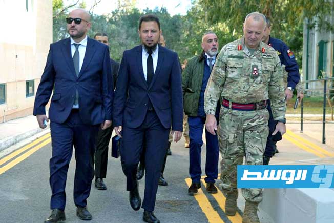 GNU Intelligence Director Mahmoud Hamza discusses strengthening security cooperation with Malta during official visit to Valletta