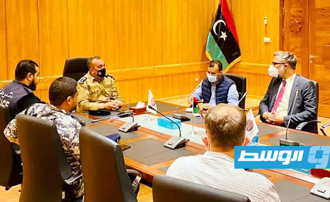 دبلوماسيون ألمان يناقشون مع مسؤولين أمنيين عودة عمل السفارة تدريجيا في طرابلس
