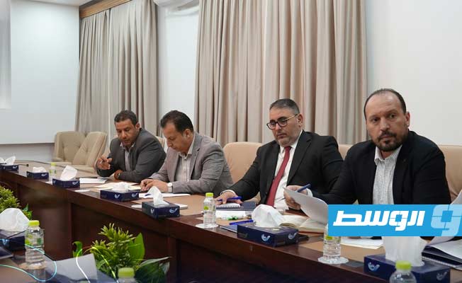 الاجتماع الحكومي لمناقشة تنظيم حصول الأجانب على تأشيرات الدخول إلى ليبيا. (حكومتنا)