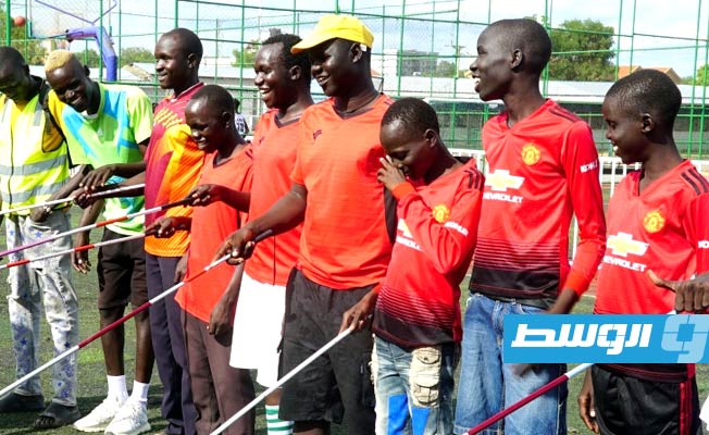كرة القدم الخاصة بالمكفوفين في جنوب السودان تعيد إليهم الأمل والثقة