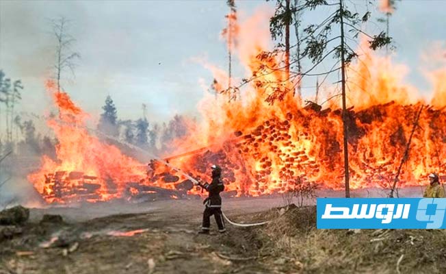 حرائق الغابات تجتاح مناطق وسط روسيا