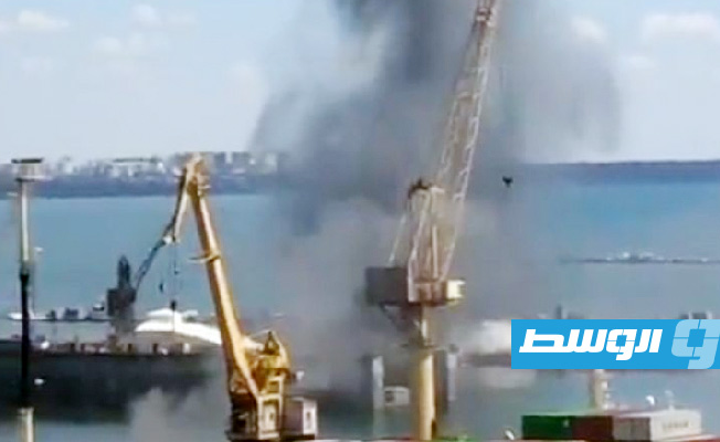 أوكرانيا: قصف روسي على ميناء بأوديسا