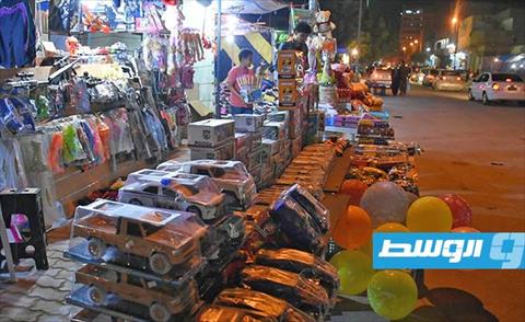 بالصور.. طبرق تتزين لاستقبال العيد