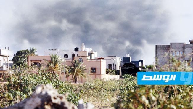 اشتباكات طرابلس تجبر 77 عائلة على النزوح من بلدية أبوسليم