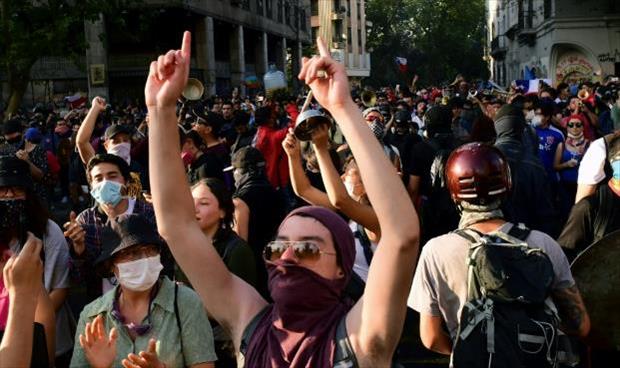 مواجهات بين الشرطة والمتظاهرين في تشيلي مع بداية الشهر الثاني للاحتجاجات