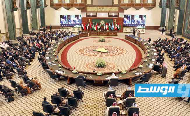 الجلسة الافتتاحية لأعمال المؤتمر الـ34 للاتحاد البرلماني العربي في ‫بغداد‬⁩، 25 فبراير 2023. (مجلس النواب)