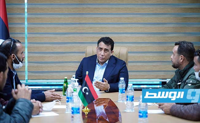 المنفي يؤكد دعمه الكامل للبرنامج الليبي للإدماج والتنمية