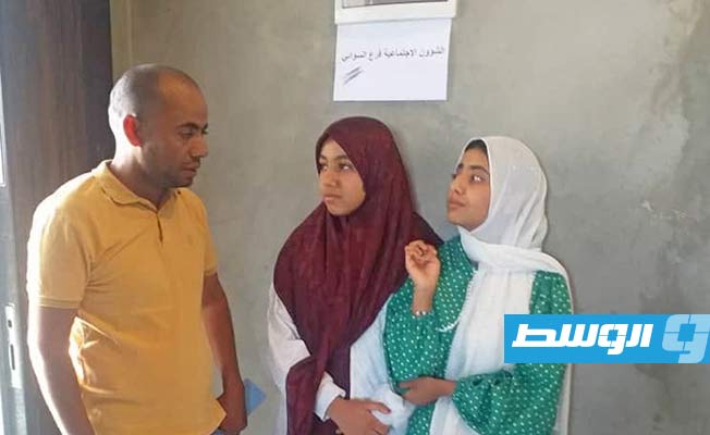 من إعلان نتيجة انتخابات برلمان «أطفال ليبيا» ببلدية السواني، 18 يوليو 2023. (وزارة الشؤون الاجتماعية)