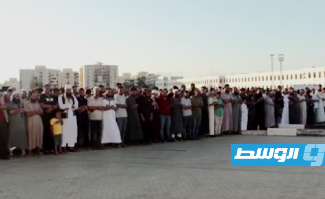 إقامة صلاة الغائب على ضحايا كارثة «دانيال» في بنغازي (فيديو)