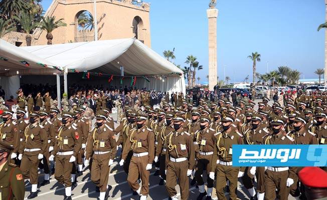 الاحتفال بالذكرى 69 لاستقلال ليبيا في طرابلس. الخميس 24 ديسمبر 2020. (حكومة الوفاق)