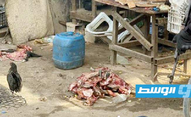 «إنفاذ القانون»: مداهمة مواقع لبيع المواشي والحيوانات النافقة في مصراتة
