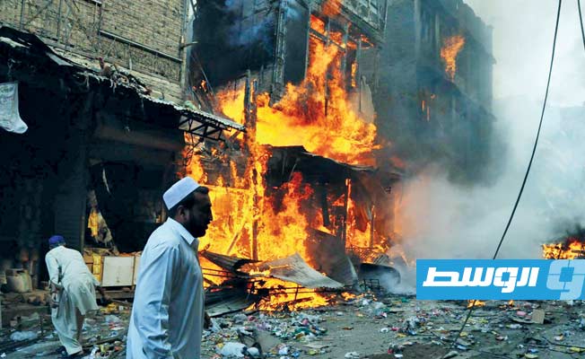 قتيلان في انفجار عبوة ناسفة بمدينة لاهور الباكستانية