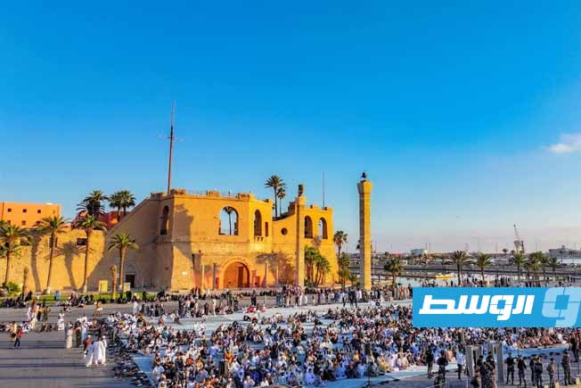 Eid Prayer held at Martyrs' Square in Tripoli