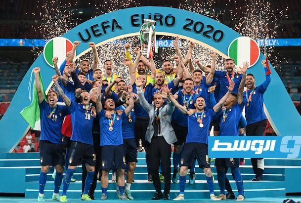 تتويج إيطاليا بكأس أوروبا في ويمبلي. (إنترنت)