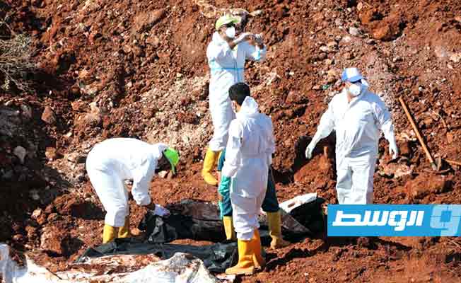 Burial of 782 Storm Daniel victims reorganized in Dhahr al-Hamra cemetery near Derna