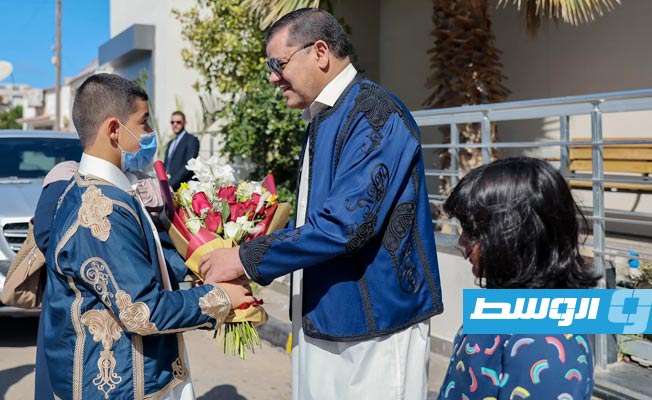 بالصور: أطفال دار الرعاية طرابلس في منزل الدبيبة بمناسبة المولد النبوي