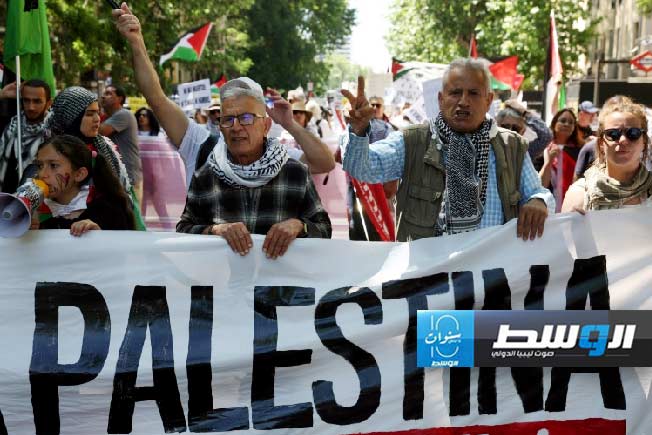 الآلاف يتظاهرون في العاصمة الإسبانية للمطالبة بقطع العلاقات مع «إسرائيل»