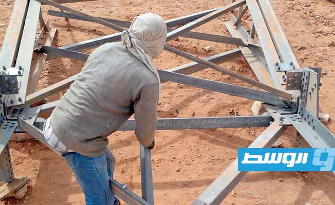 شركة الكهرباء: استمرار العمل بخط الرويس - أبو عرقوب لزيادة كفاءة الشبكة (صور)