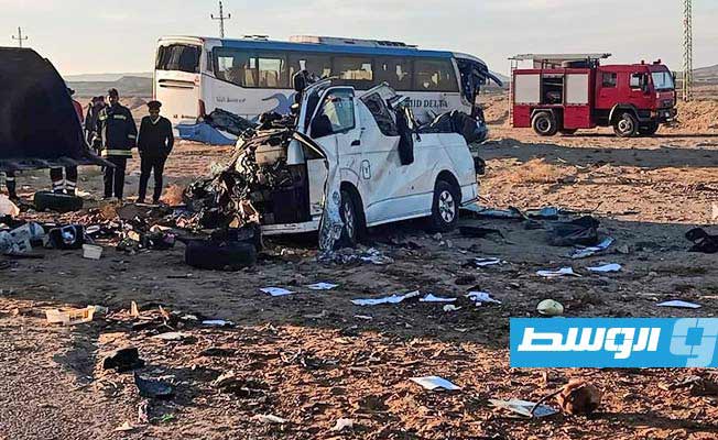«الصحة‭ ‬المصرية»: مقتل 16 شخصا في حادث تصادم مروري بجنوب سيناء (صور)