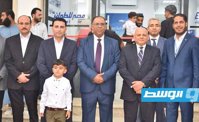 حفل افتتاح مكتب مصر للطيران بالعاصمة الليبية طرابلس، الأحد 2 أكتوبر 2022. (الإنترنت)