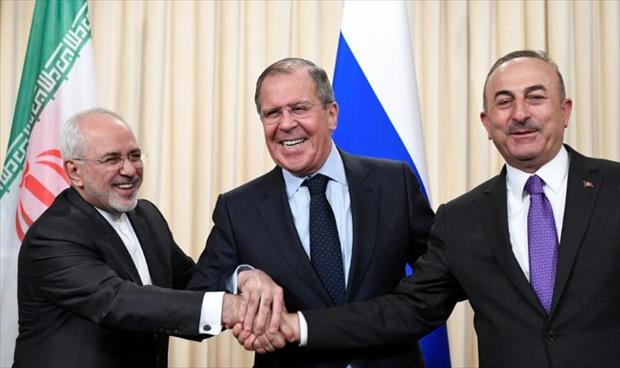 وزراء خارجية روسيا وإيران وتركيا يشددون على أهمية محادثات أستانا