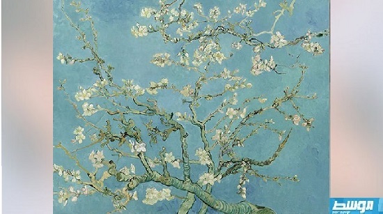 لوحة زهور اللوز