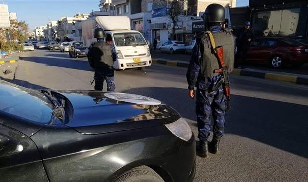 جانب من الانتشار الأمني في طرابلس، 26 ديسمبر 2019. (داخلية الوفاق)