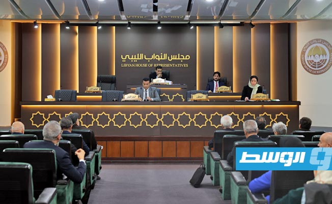 جلسة مجلس النواب في مدينة بنغازي، 5 فبراير 2024. (عبدالله بلحيق)