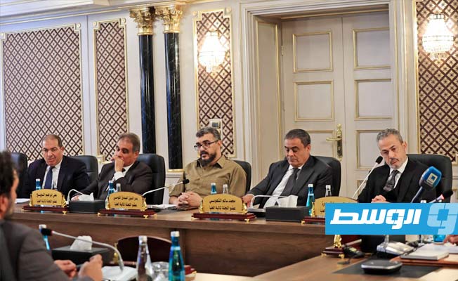 اجتماع اللجنة المالية العليا الثامن بمدينة طرابلس، الإثنين 16 أكتوبر 2023 (المكتب الإعلامي للمنفي)