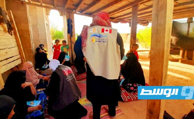 جلسات توعية صحية للنساء في غات