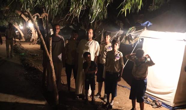 25 كشافا يشاركون في مخيم الفرقة الرابعة فتيان بسرت