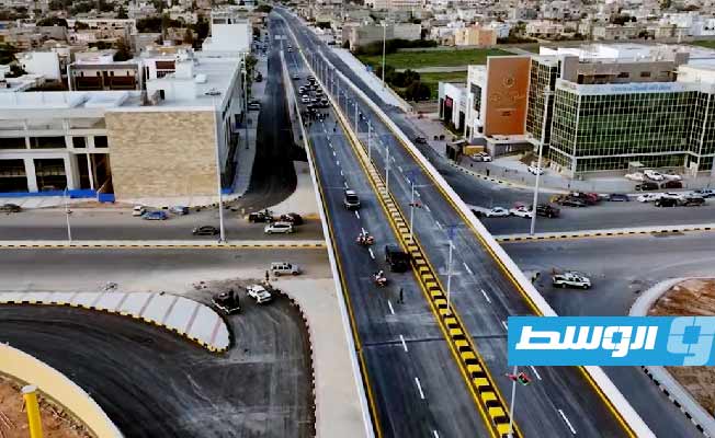مشروعات طرق جرى إنجازاها في بنغازي، 5 يناير 2024 (بلدية بنغازي)