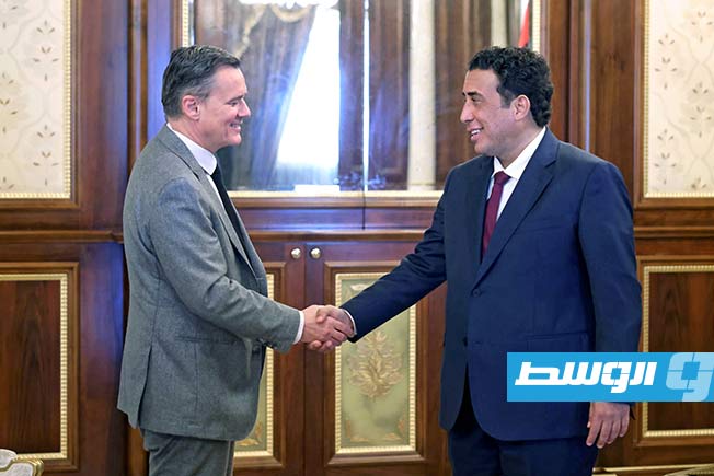 Menfi outlines his position on a political settlement to the ambassadors of United Kingdom, Qatar, and France