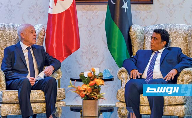 الرئاسة التونسية: الاتفاق مع ليبيا على دفع النشاط التجاري وتفعيل الاستثمارات
