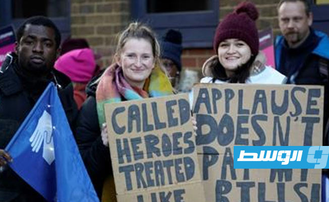 إضراب جديد لطواقم فرق الإسعاف في بريطانيا للمطالبة بزيادة الأجور