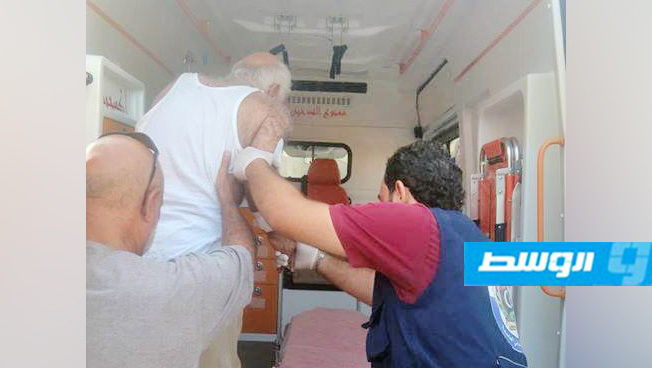 إصابة مسن سوري إثر سقوط قذيفة على محل إقامته بخلة الفرجان