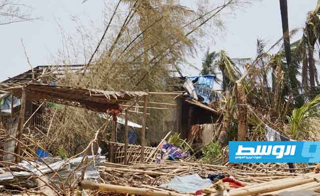 ارتفاع حصيلة ضحايا الإعصار موكا في بورما إلى 145 قتيلا